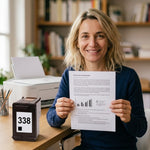 mycartouches ads Jet d'encre Black / 480 PAGES / 18 ML / H338 Cartouche HP 338 Noir — DeskJet 460, DeskJet 5700