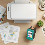 mycartouches ads Jet d'encre C/M/Y / 330 PAGES / 21 ML / H343 Cartouche HP 343 Couleur — DeskJet 460, DeskJet 5700