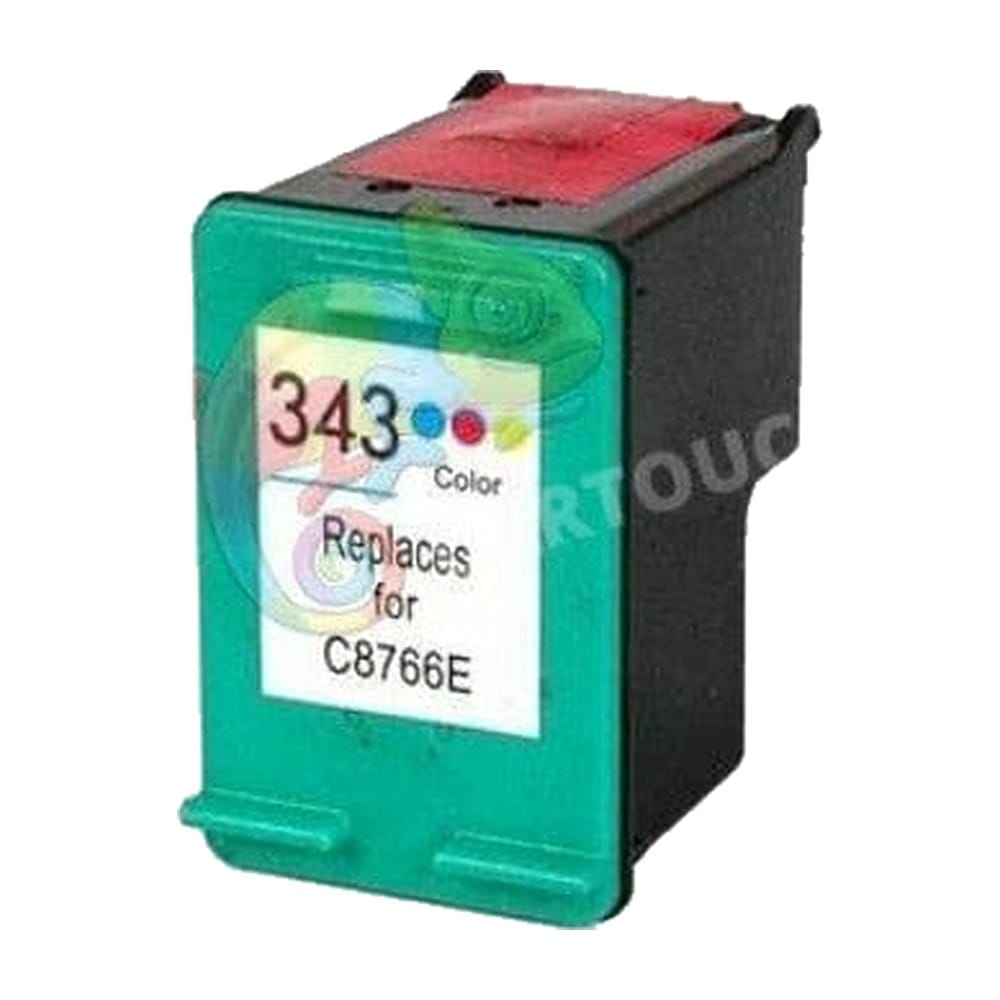 mycartouches ads Jet d'encre C/M/Y / 330 PAGES / 21 ML / H343 Cartouche HP 343 Couleur — DeskJet 460, DeskJet 5700