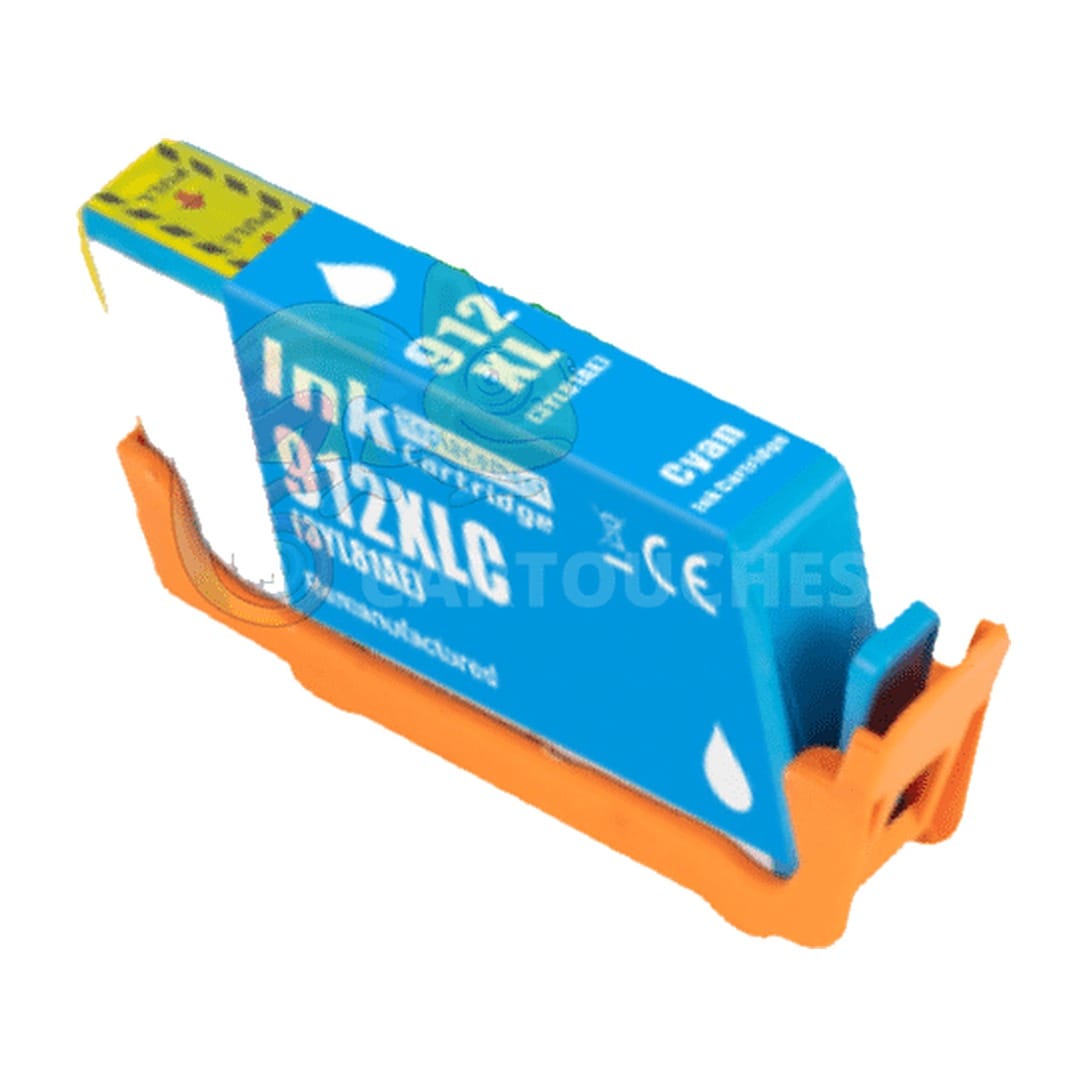 MyCartouches Jet d'encre Cyan / 825 Pages / 3YL81AE Cartouche HP 912XL Cyan: OfficeJet Pro 8022, 8024