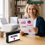 mycartouches ads Jet d'encre Magenta / 825 PAGES / 15 ML / H933M Cartouche HP 933 XL Magenta: OfficeJet 6100, 6600