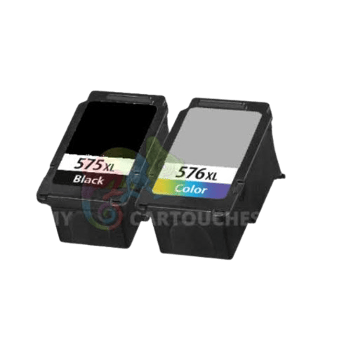 mycartouches ads Toner/Laser Cartouches D'encre  Canon PG-575XL / CL-576XL Pack de 2 Cartouches Canon Compatibles