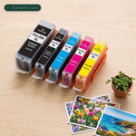 mycartouches Pack B/C/M/Y Cartouches D'encre Canon PG-580 / CLI-581 XL Pack de 5 Cartouches