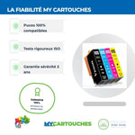 mycartouches ads Pack B/C/M/Y Cartouches D'encre  HP 364 Pack de 4 Cartouches HP 364 XL Compatibles