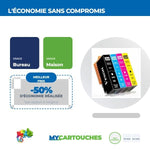 mycartouches ads Pack B/C/M/Y Cartouches D'encre  HP 364 Pack de 4 Cartouches HP 364 XL Compatibles