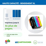 mycartouches ads Pack B/C/M/Y Cartouches D'encre  HP 364 Pack de 4 Cartouches HP 364 XL Compatibles