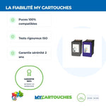 mycartouches ads Pack Black Cartouches D'encre HP 56/57 Pack de 2 Cartouches HP Compatible