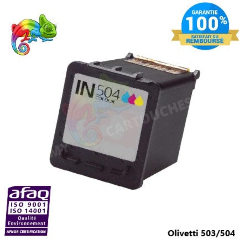 mycartouches Jet d'encre Cartouches d'encre pour  Olivetti 503/504 Couleur Compatible