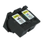 mycartouches Pack Compatible Canon PG-540XL / CL-541XL - Pack Noir et couleurs - Niveau d'encre