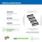 mycartouches ads Tambours DR241CL Drum Brother DR 241/245 CL Pack de 4 Tambour Brother DR 241 Compatible
