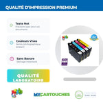 mycartouches Pack B/C/M/Y Epson 603 XL Pack de 4 Cartouches Epson Compatibles (ETOILE DE MER)