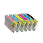 mycartouches Jet d'encre B.C.M.Y / 450 PAGES / C13T04814010 Epson T0487 - Pack x 6 jet d'encre équivalent à C13T04874010 - Pack 6 couleurs