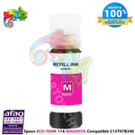 mycartouches eco-tank Flacon d'encre Epson ECO-TANK 114 Magenta (C13T07B340) Compatible