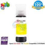 mycartouches eco-tank Flacon d'encre Epson ECO-TANK 114 Yellow (C13T07AB440) Compatible