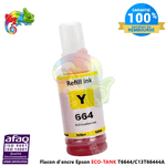 MyCartouches 🇫🇷 eco-tank Flacon d'encre Epson ECO-TANK T6644 Yellow  (C13T66444A) Compatible