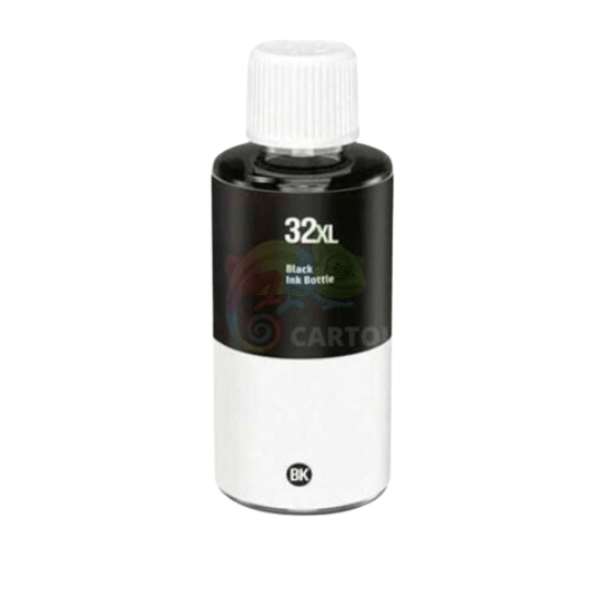 mycartouches ads eco-tank Black / 135 ML / H32/31/30 / 1VV24AE Flacon d'encre HP 30 / 31 / 32 noir Compatible