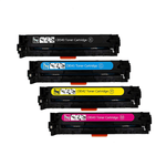 mycartouches Pack B/C/M/Y Hp 125A - Pack De 4 Toners CB540A/41A/42A/43A Compatibles  - Black, cyan magenta, yellow