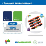 mycartouches Pack B/C/M/Y HP 126 A - Pack De 4 Toners CE310A/11A/12A/13A HP Compatibles