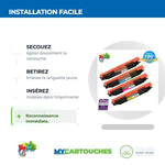 mycartouches Pack B/C/M/Y HP 126 A - Pack De 4 Toners CE310A/11A/12A/13A HP Compatibles