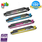 mycartouches Pack B/C/M/Y HP 130A- Pack De 4 Toners HP CF350A/51A/52A/53A Compatibles - Black Yellow cyan Magenta