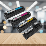mycartouches Pack B/C/M/Y HP 131A - Pack 4 Toners HP Compatibles Pour CF210X/11A/12A/13A
