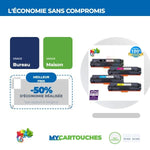 mycartouches ads Pack B/C/M/Y Hp 312A - Pack De 4 Toners CF380X/81A/82A/83A Compatibles HP