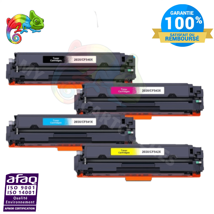 mycartouches Pack B/C/M/Y Hp 312A - Pack De 4 Toners CF380X/81A/82A/83A Compatibles HP