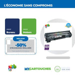 mycartouches Toner/Laser Black / 1600 / LHCE285A HP 85 A Noir - Toner Laser HP CE 285A compatible