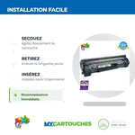 mycartouches Toner/Laser Black / 1600 / LHCE285A HP 85 A Noir - Toner Laser HP CE 285A compatible