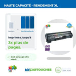 mycartouches Toner/Laser Black / 1600 / LHCE285A HP 85 A Noir - Toner Laser HP CE 285A compatible