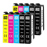 mycartouches Pack B/C/M/Y Pack 10 Cartouches Epson T1295 Noir Cyan Magenta Jaune — Stylus SX525WD, WorkForce WF-7015
