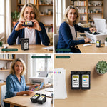 mycartouches Pack Pack 2 Cartouches Canon PG-545 XL CL-546 XL: PIXMA MG2550, TS3150