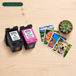 mycartouches ads Pack C/M/Y / SUH305XLV2 /  3YM62AE /  3YM63AE Pack 2 Cartouches HP 305 XXL Noir + Couleur: DeskJet 2720, HP Envy 6022