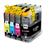 mycartouches Pack B/C/M/Y Pack 4 Cartouches Brother LC-123 XL Noir Cyan Magenta Jaune — DCP-J132W, MFC-J470DW