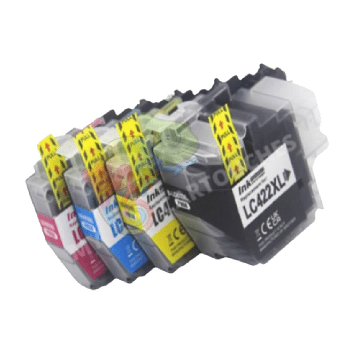 mycartouches Jet d'encre B.C.M.Y / Black 3 000 Pages / Couleur 1 500 Pages / LC422XL Pack 4 Cartouches Brother LC-422 XL Noir Cyan Magenta Jaune — MFC-J5340DW, MFC-J6540DW