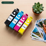 mycartouches Pack B/C/M/Y Pack 4 Cartouches Epson T1285 Noir Cyan Magenta Jaune — Stylus SX125, SX130