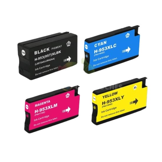 mycartouches ads Pack B/C/M/Y Pack 4 Cartouches HP 953 XL: OfficeJet Pro 8210, 8710, 8720
