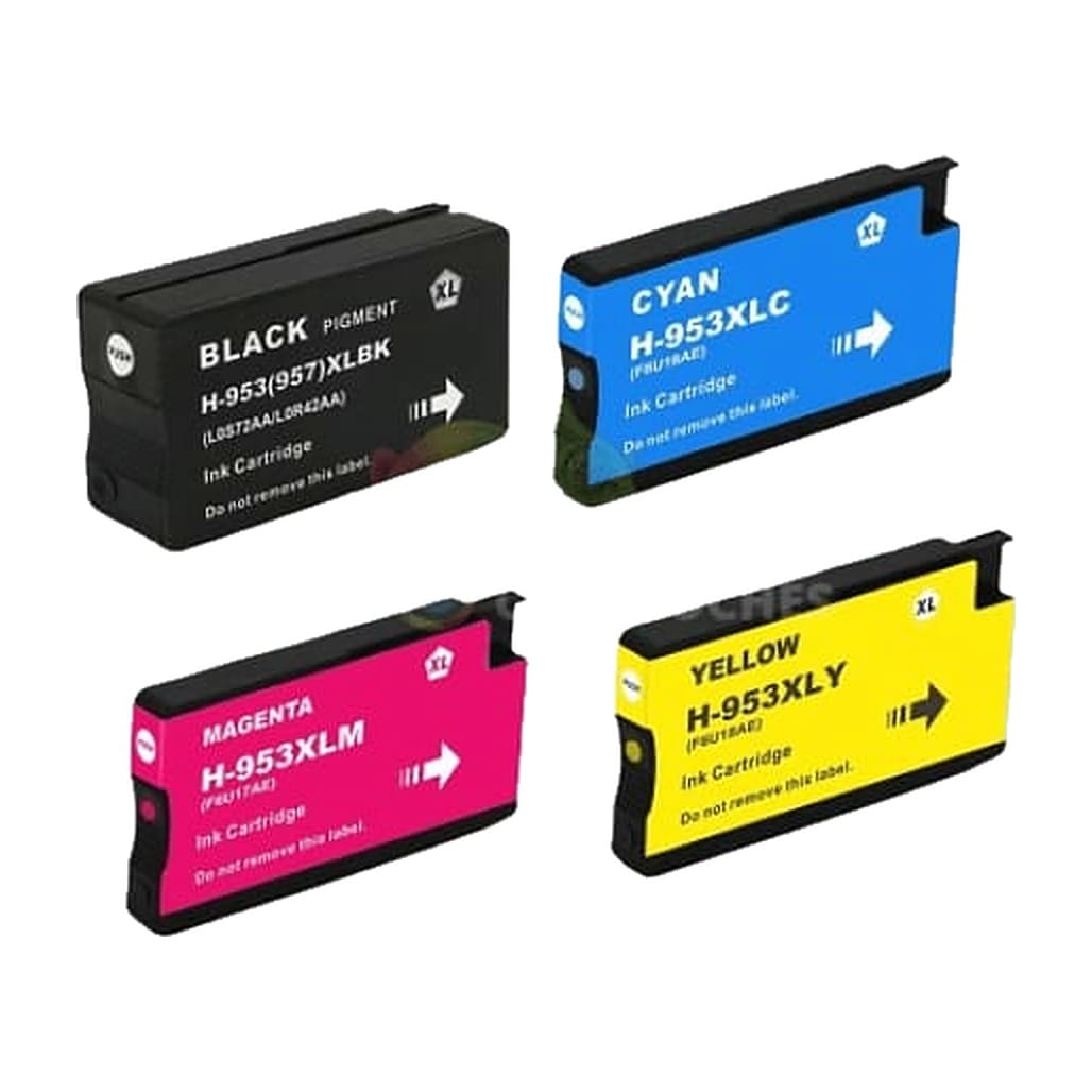 mycartouches ads Pack B/C/M/Y Pack 4 Cartouches HP 953 XL: OfficeJet Pro 8210, 8710, 8720