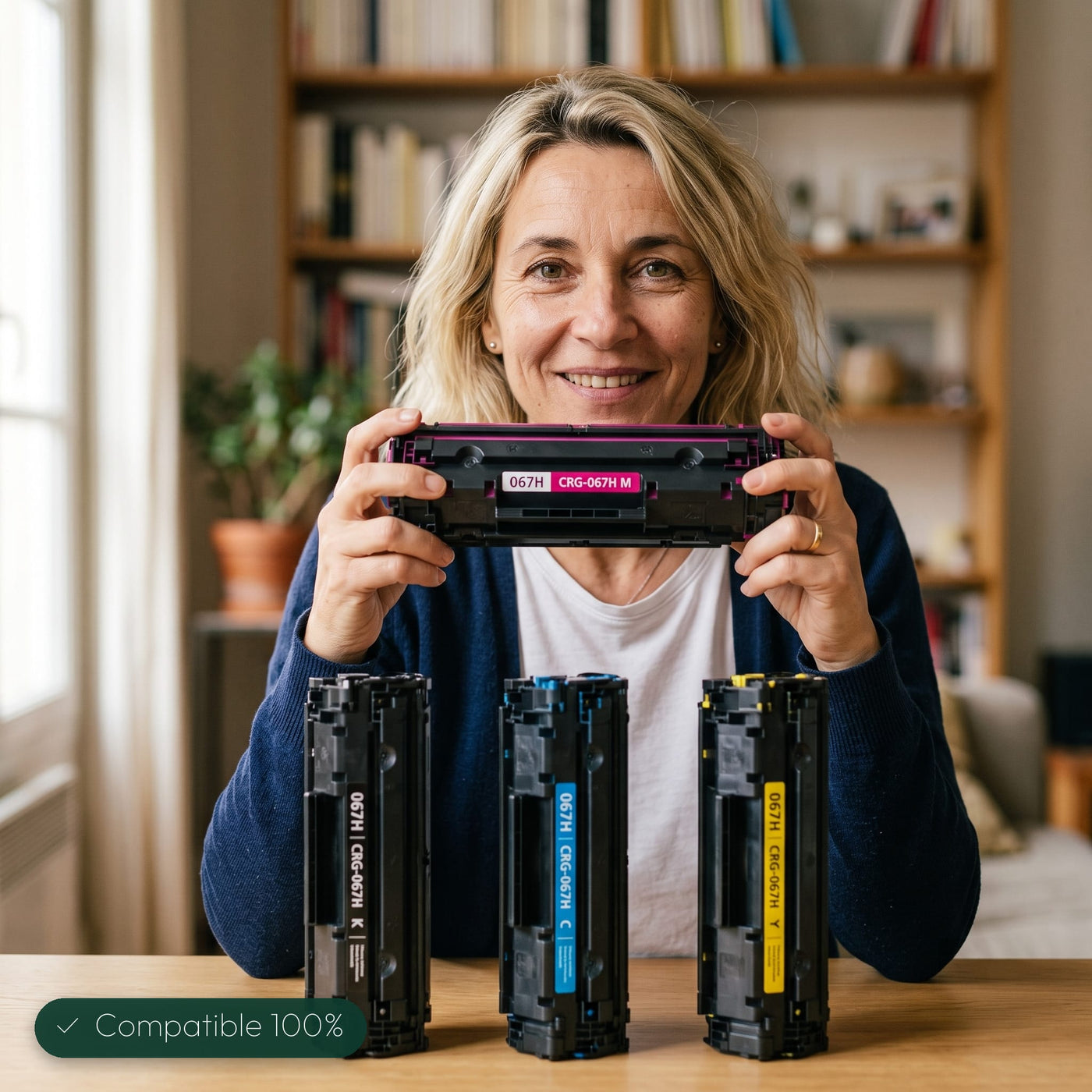 MyCartouches Pack B/C/M/Y / Black: 3 130 Pages / 067H Pack 4 Toners Canon 067H Noir Cyan Magenta Jaune — i-SENSYS MF651Cw, MF655Cdw
