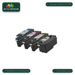 mycartouches Pack B/C/M/Y Pack 4 toners Dell 1250 compatibles noir, cyan, magenta, jaune — Dell 1250c, Dell 1355cn