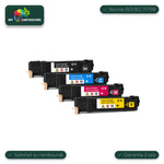 mycartouches Pack B/C/M/Y Pack 4 toners Dell 2150 compatibles noir, cyan, magenta, jaune — Dell 2150cn, Dell 2155cdn
