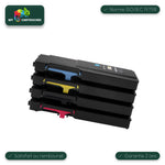 mycartouches Pack B/C/M/Y Pack 4 toners Dell 2660 compatibles noir, cyan, magenta, jaune — Dell C 2660 dn, Dell C 2665 dnf
