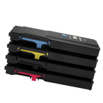 mycartouches Pack B/C/M/Y Pack 4 toners Dell 2660 compatibles noir, cyan, magenta, jaune — Dell C 2660 dn, Dell C 2665 dnf