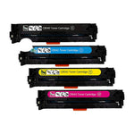 mycartouches Pack B/C/M/Y Pack 4 Toners HP 125A: Color LaserJet CP1215, CP1515n