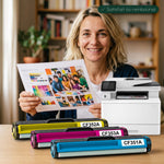 mycartouches Pack B/C/M/Y Pack 4 Toners HP 130A: Color LaserJet Pro MFP M176n, M177fw
