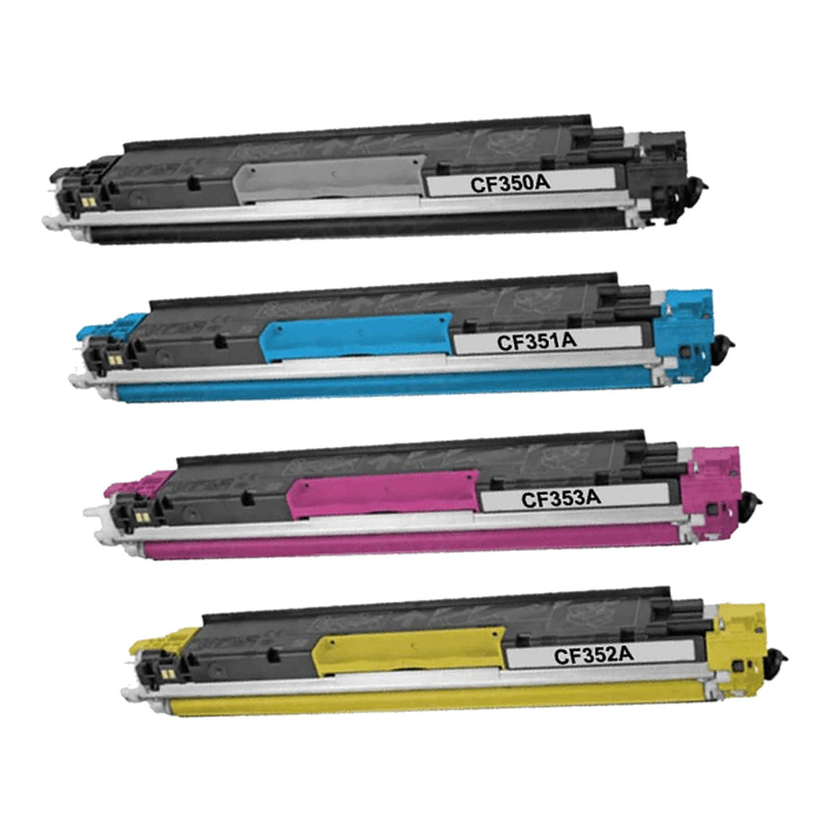 mycartouches Pack B/C/M/Y Pack 4 Toners HP 130A: Color LaserJet Pro MFP M176n, M177fw