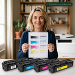 mycartouches ads Toner/Laser B/C/M/Y / Black:2800 Pages/Couleur:2 300 Pages / CF400X Pack 4 Toners HP 201X Noir Cyan Magenta Jaune — Color LaserJet Pro M252dw, MFP M277dw