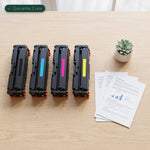 mycartouches ads Pack B/C/M/Y Pack 4 Toners HP 207A: Color LaserJet Pro M255dw, M283fdw