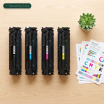 mycartouches Pack B/C/M/Y Pack 4 Toners HP 207X: Color LaserJet Pro M255dw, M283fdw