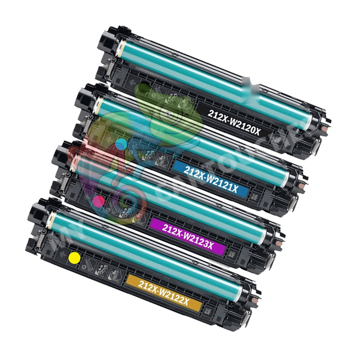 mycartouches Toner/Laser B/C/M/Y / Black:13000 Pages /Couleur:10 000 Pages / 212X Pack 4 Toners HP 212X XL B/C/M/Y: CLJ Enterprise M554dn, M555dn